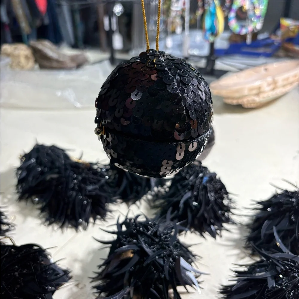 Source Unknown Black Decorative Ornaments Rare and very Unique!